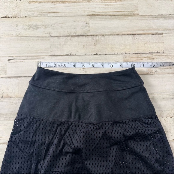 Zella Girls Black Mesh Skirt built in shorts - Picture 4 of 8